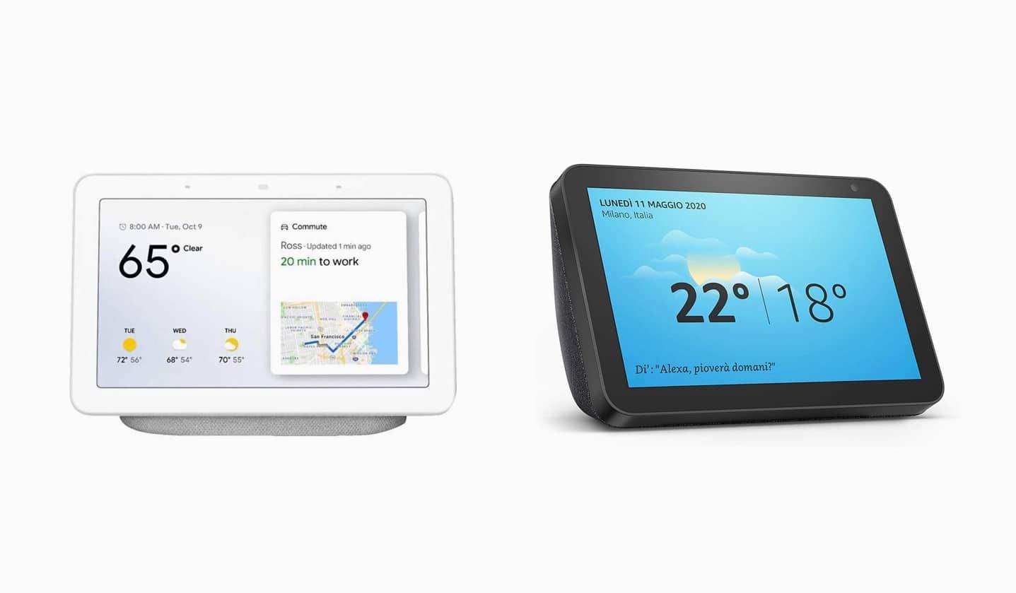 Nest Hub vs Echo Show: qual è il miglior smart display?